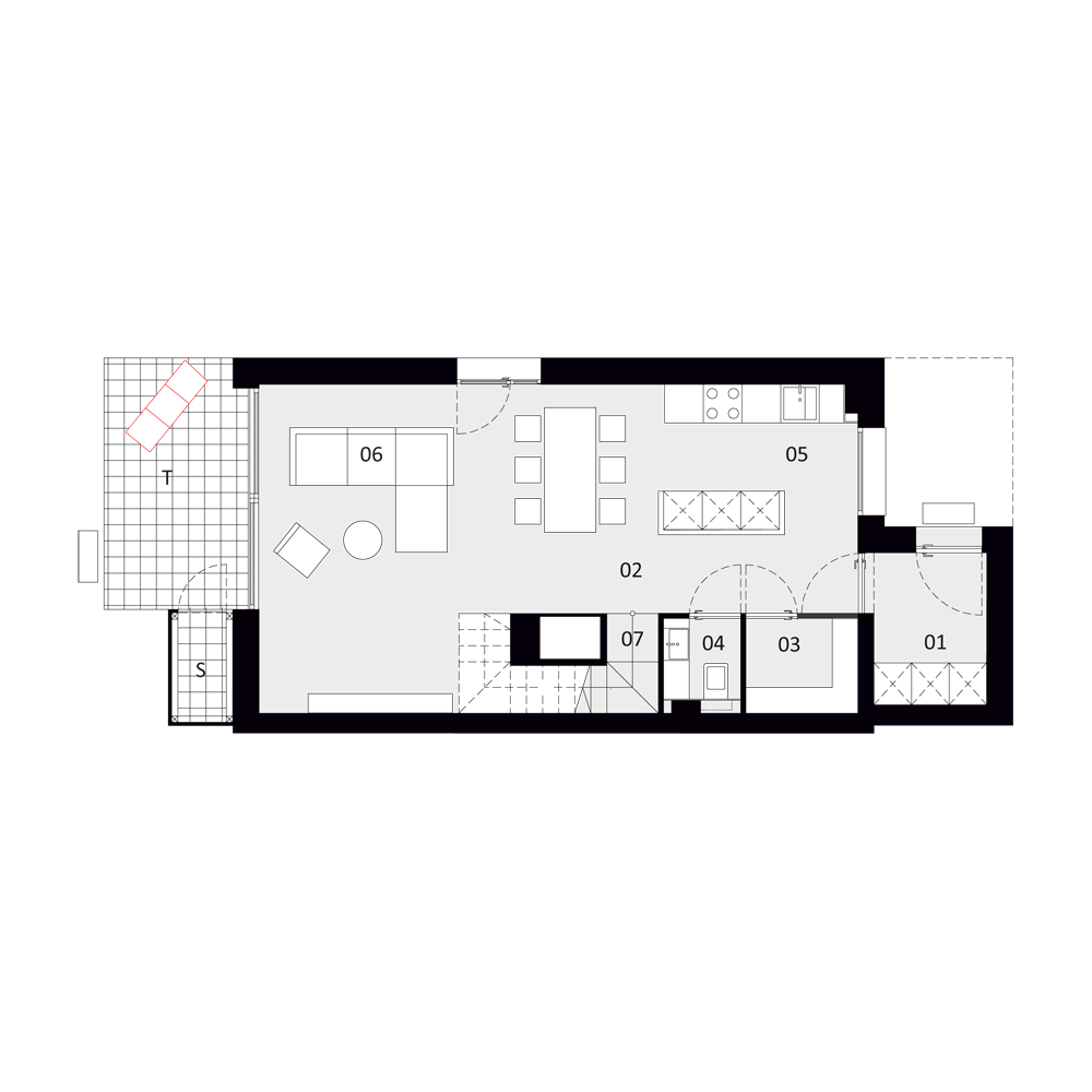 C 3 C 3 - rzut parteru